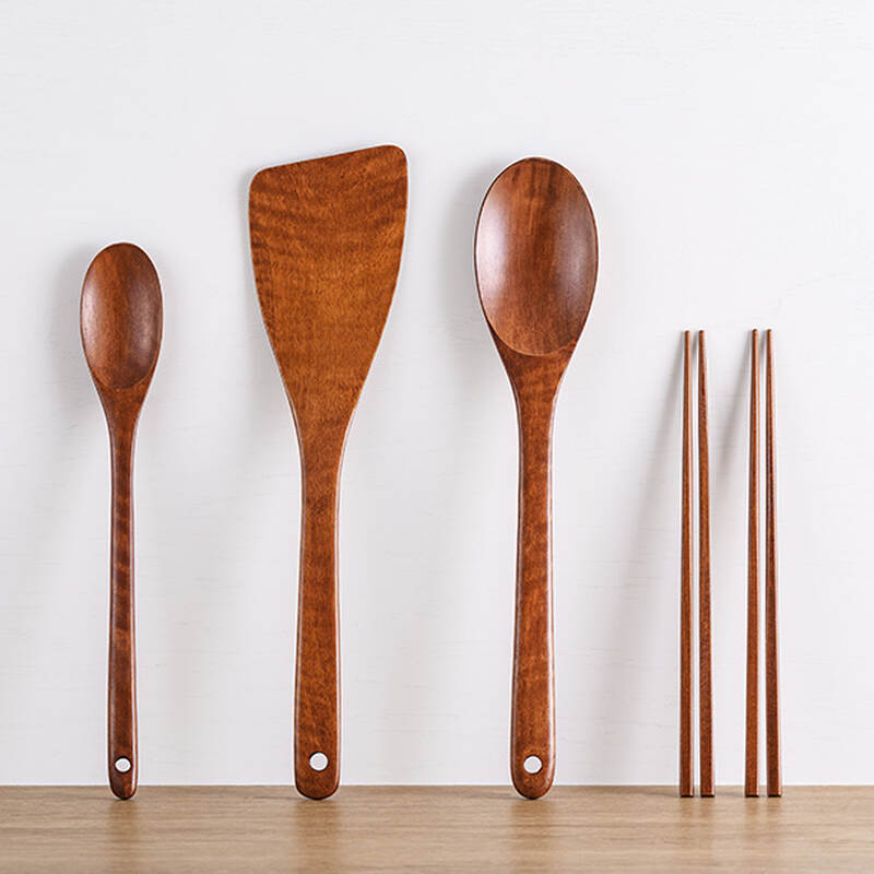 Bộ 2 Đôi Đũa Chiên Bằng Gỗ Rose Wood Dài 33cm - F00093, , large image number null